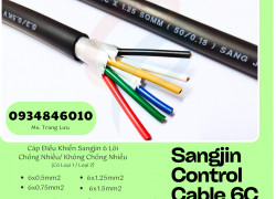 Cáp điều khiển Sangjin 6x0.5/6x0.75/6x1.25/6x1.5