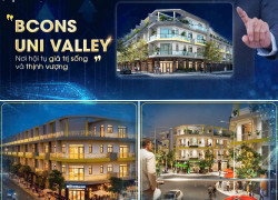 BCONS UNI VALLEY – NHÀ PHỐ SIÊU ĐÔ THỊ GIỮA LÀNG ĐẠI HỌC, PHƯỜNG ĐÔNG HÒA, TP DĨ AN, TỈNH BÌNH DƯƠNG