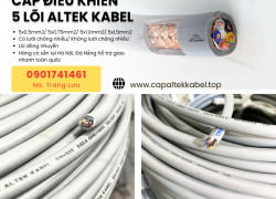 Cáp điều khiển 5x0.5/5x0.75/5x1.0/5x1.5 Altek Kabel