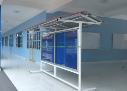 Bảng thông tin di động có mái che