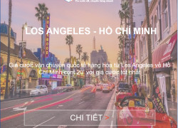 Giá cước vận tải biển từ Los Angeles về Việt Nam