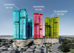 Căn hộ 2 PN View nội khu + sông Cổ Cò  The Sapphire – Newtown Diamond  Giá từ 5,004 tỷ diện tích 82,33 m² T11