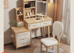 Bàn Trang Điểm Gỗ Công Nghiệp MDF Sang Trọng, Hiện Đại - BTD011