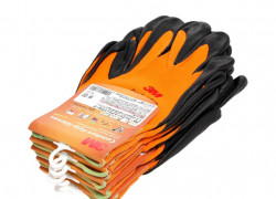 Găng tay đa dụng 3M cao cấp chống trơn trượt thoáng khí mỏng nhẹ màu cam