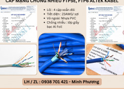 Cáp mạng chống nhiễu FTP5e, FTP6 Altek Kabel Đà Nẵng, Hà Nội, Hồ Chí Minh