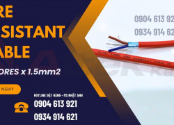 Cáp tín hiệu báo cháy , chống cháy chống nhiễu 2x0.75/2x1.0/2x1.5mm2 Altek Kabel