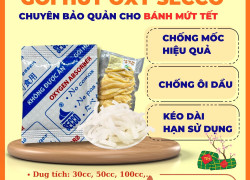 Gói Chống Mốc - Gói Hút Oxy Secco Bảo Quản Thực Phẩm