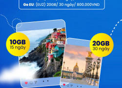 Vi vu Châu âu – Data thả ga với gói cước Roaming của MobiFone