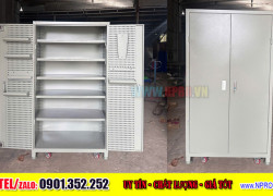Tủ treo dụng cụ 2 cánh 6 ngăn KT:1000Wx500Dx1800Hmm
