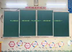 Bảng trượt ngang 4 cánh phấn từ Hàn Quốc