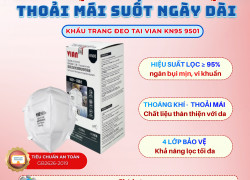 Khẩu trang đeo tai VIAN KN95 9501