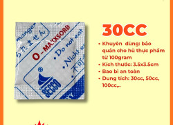 Gói Hút Oxy - Chuyên Bảo Quản Thực Phẩm Chống Mốc Hiệu Quả