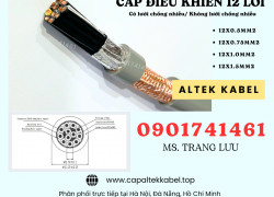 Cáp điều khiển 12x0.5/12x0.75/12x1.0/12x1.5 Altek Kabel