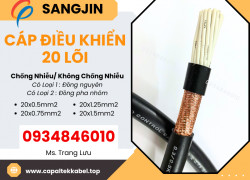 Cáp điều khiển Sangjin 20x0.5/20x0.75/20x1.25/20x1.5