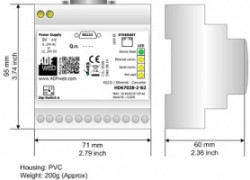 RS232/ Ethernet - Converter : HD67038-2-B2