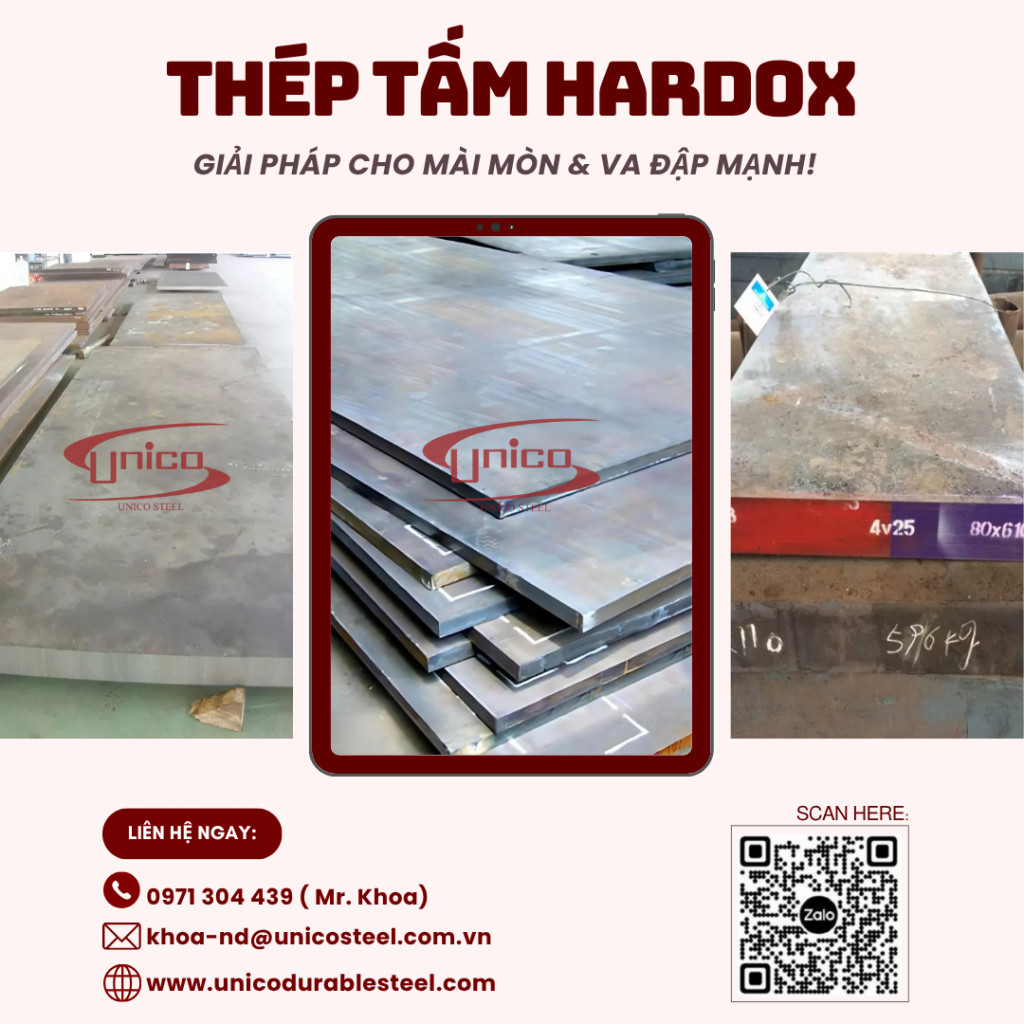 Tấm thép Hardox