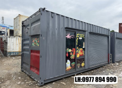 Container văn phòng có cửa cuốn thanh lý giá rẻ