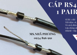 CÁP TRUYỀN THÔNG RS485 1 PAIR 24 AWG ĐÀ NẴNG – HÀ NỘI – HCM