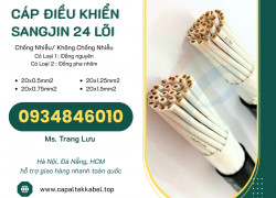 Cáp điều khiển Sangjin 24x0.5/24x0.75/24x1.25/24x1.5