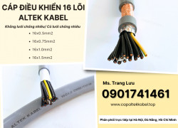 Cáp điều khiển 16x0.5/16x0.75/16x1.0/16x1.5 Altek Kabel