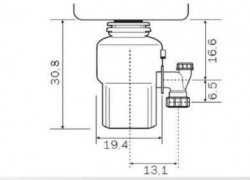 Máy hủy rác Kaff KF-BWD05 - hàng chính hãng