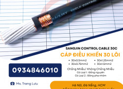 Cáp điều khiển Sangjin 30x0.5/30x0.75/30x1.25/30x1.5