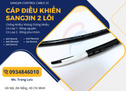 Cáp điều khiển Sangjin 2x0.5/2x0.75/2x1.25/2x1.5/2x2.5