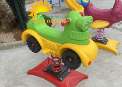 Thú nhún lò xo nhập khẩu cho bé, thú nhún lò xo con ngựa trẻ em