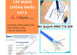 Cáp mạng FTP6 Cat 6 Altek Kabel Đà Nẵng, Hà Nội, Sài Gòn, Lâm Đồng