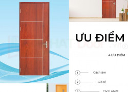 Cửa gỗ nhà vệ sinh