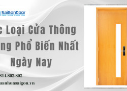 Các Loại Cửa Thông Phòng Phổ Biến Nhất Ngày Nay