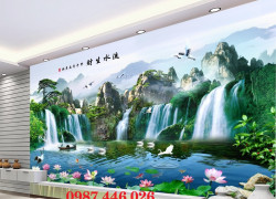 Gạch tranh tường phong cảnh HP9724