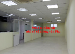 Chính chủ cho thuê VP 45m giá rẻ tại 62 đường Yên Phụ