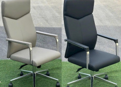 Ghế lãnh đạo nệm da chân bánh xe CM4602-P tại HCM