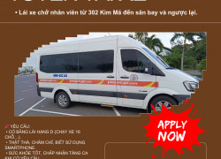 CÔNG TY THẾ HỆ MỚI TUYỂN LÁI XE (Hà Nội)