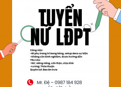 TUYỂN  – LAO ĐỘNG PHỔ THÔNG (NỮ)