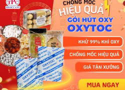 Gói hút oxy OXYTOC - Giải pháp bảo quản bánh mứt Tết không lo mốc 🍬