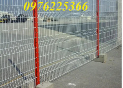 Hàng rào lưới thép - Hàng rào cột trái đào