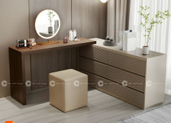 Bàn Trang Điểm Gỗ Công Nghiệp MDF Sang Trọng Thanh Lịch - BTD013