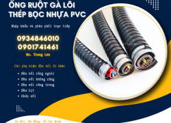 Ống ruột gà lõi thép/ Ống sun sắt bọc nhựa/ Ống kẽm đàn hồi