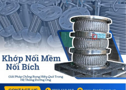 Khớp nối mềm chống rung/ Khớp nối chống rung cho bơm/ Khớp nối mềm công nghiệp/ Khớp nối giảm chấn inox