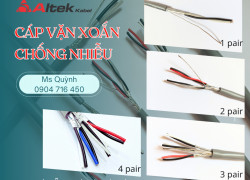 Cáp tín hiệu vặn xoắn chống nhiễu 2 Pair 16/ 18/ 20/ 22 Awg Altek Kabel