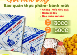 Gói Hút Oxy 50cc - Chống Ẩm Mốc Bảo Quản Thực Phẩm