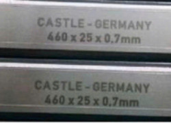 Lưỡi dao lạng da cá Castle made in Germany