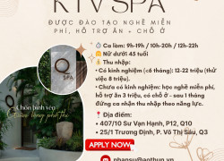 QSPA TUYỂN KTV SPA – CÓ KINH NGHIỆM VÀ KHÔNG YÊU CẦU KINH NGHIỆM