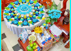 Ý Nghĩa Mâm Cúng Mụ Màu Xanh Dương