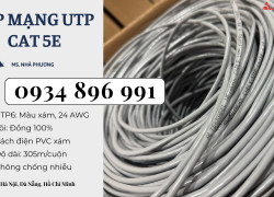 Cáp Mạng Utp Cat5e Quảng Bình, Quảng Ngãi, Quảng Nam