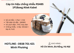 Cáp tín hiệu chống nhiễu RS485 1p18awg Altek Kabel Đà Nẵng, Quảng Bình, Hồ Chí Minh
