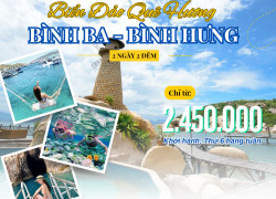 Bình Ba – Bình Hưng: Bộ đôi đảo đẹp nhất Cam Ranh bạn phải đi một lần trong đời