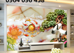 Tranh gạch 3d trang trí phòng khách - SKL05